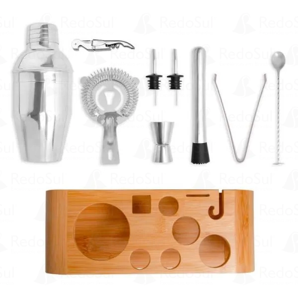 Kit Bar personalizado em Bambu Kit Bar personalizado em Bambu